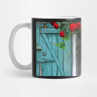 The Portes-en-Ré - Roses on the shutter. Mug